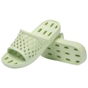 Ranberone Women's Quick Drying Non Slip Shower Shoes In Green‎ - Size 9
